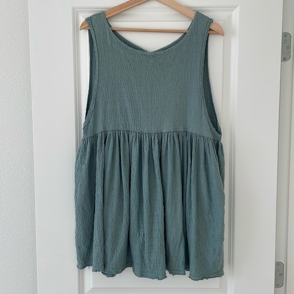 Free People Beach I’m Still Obsessed Babydoll Mini dress